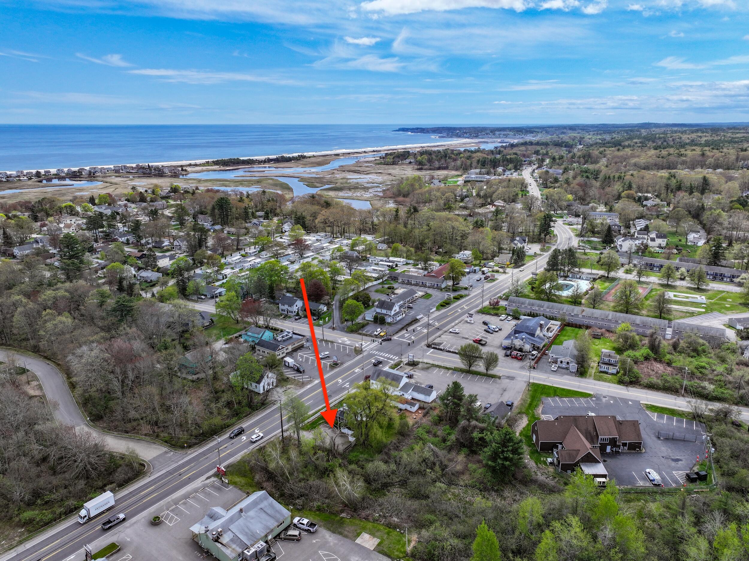 144 Post Road Wells, ME 04090 - Photo 42 of 48 arrow shows privacy