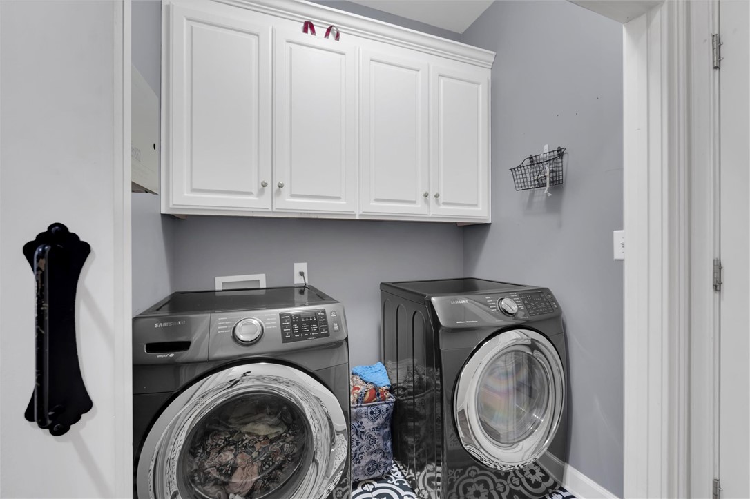 117 Winding Creek Road Anderson, SC 29621 - Photo 26 of 42 This laundry room features ample storage and modern appliances.