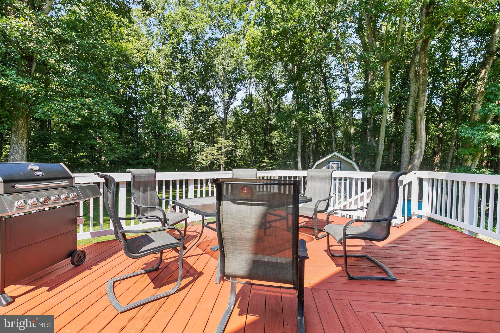 1837 Lottie Fowler Road Prince Frederick, MD 20678 - Photo 11 of 43 Watch the Back Yard Fun From Your Large Deck