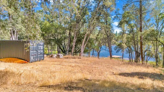 a view of snow on the side of the house