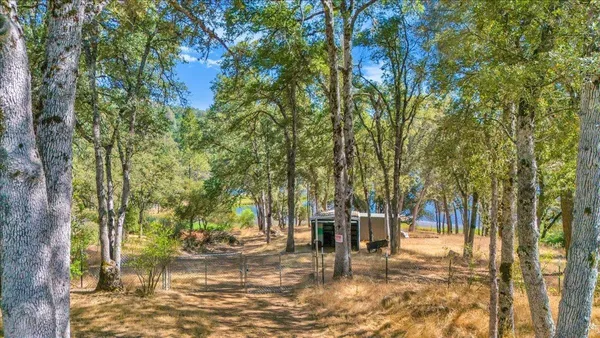 a view of outdoor space with garden