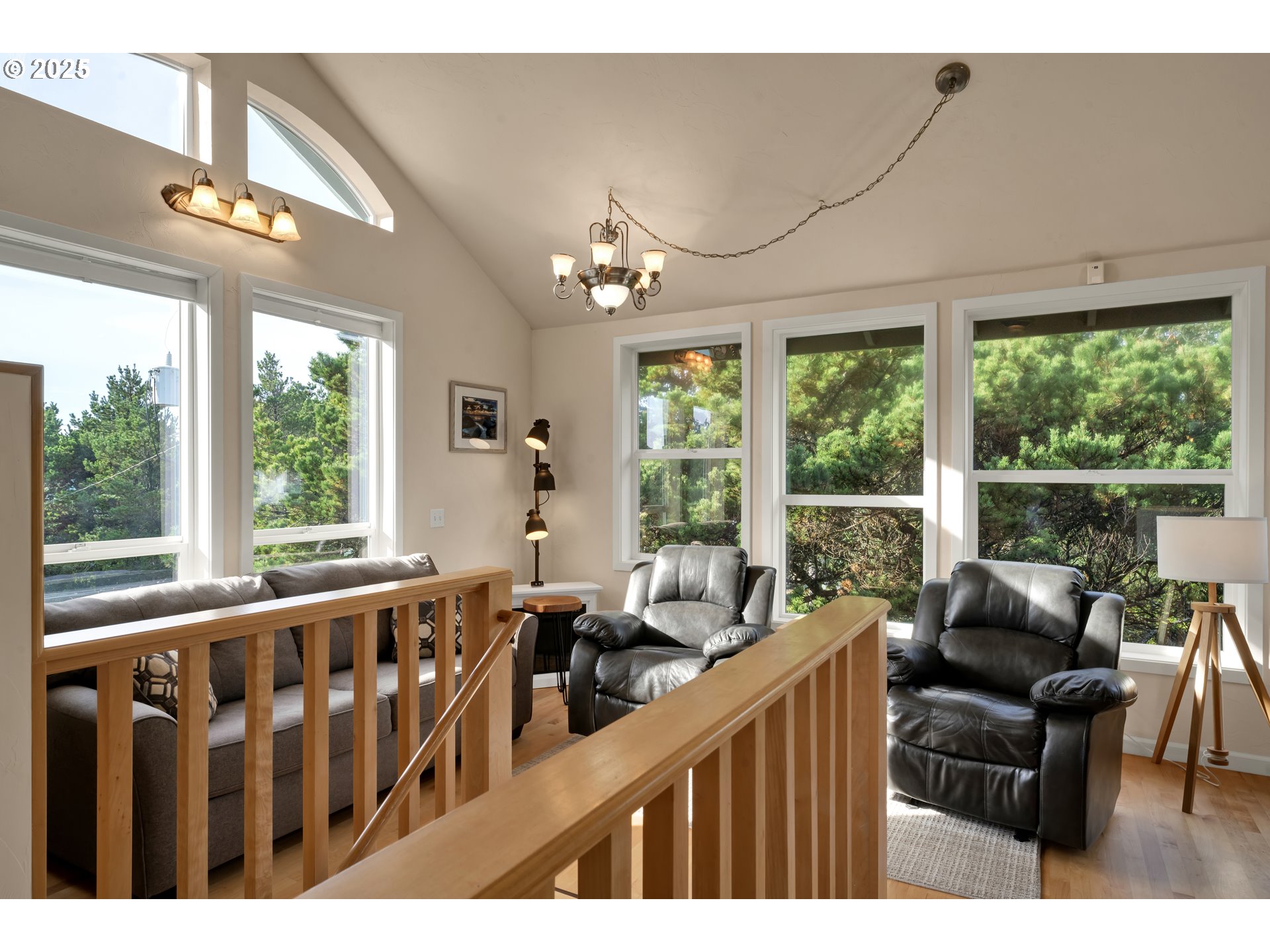 4567 Heceta Street Florence, OR 97439 - Photo 22 of 46 a view of a city from a balcony