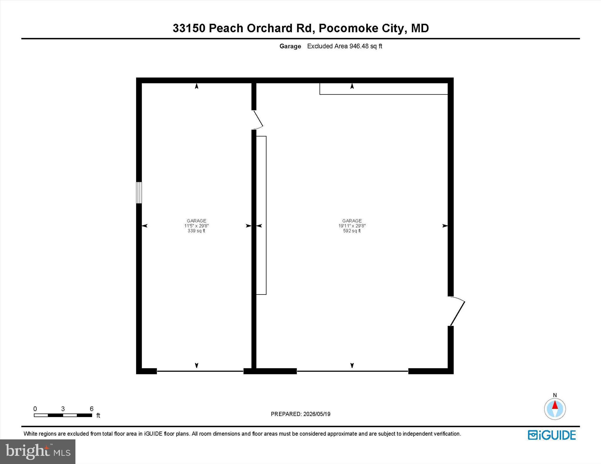 33150 Peach Orchard Road Pocomoke City, MD 21851 - Photo 39 of 40 Out Building Floor Plan