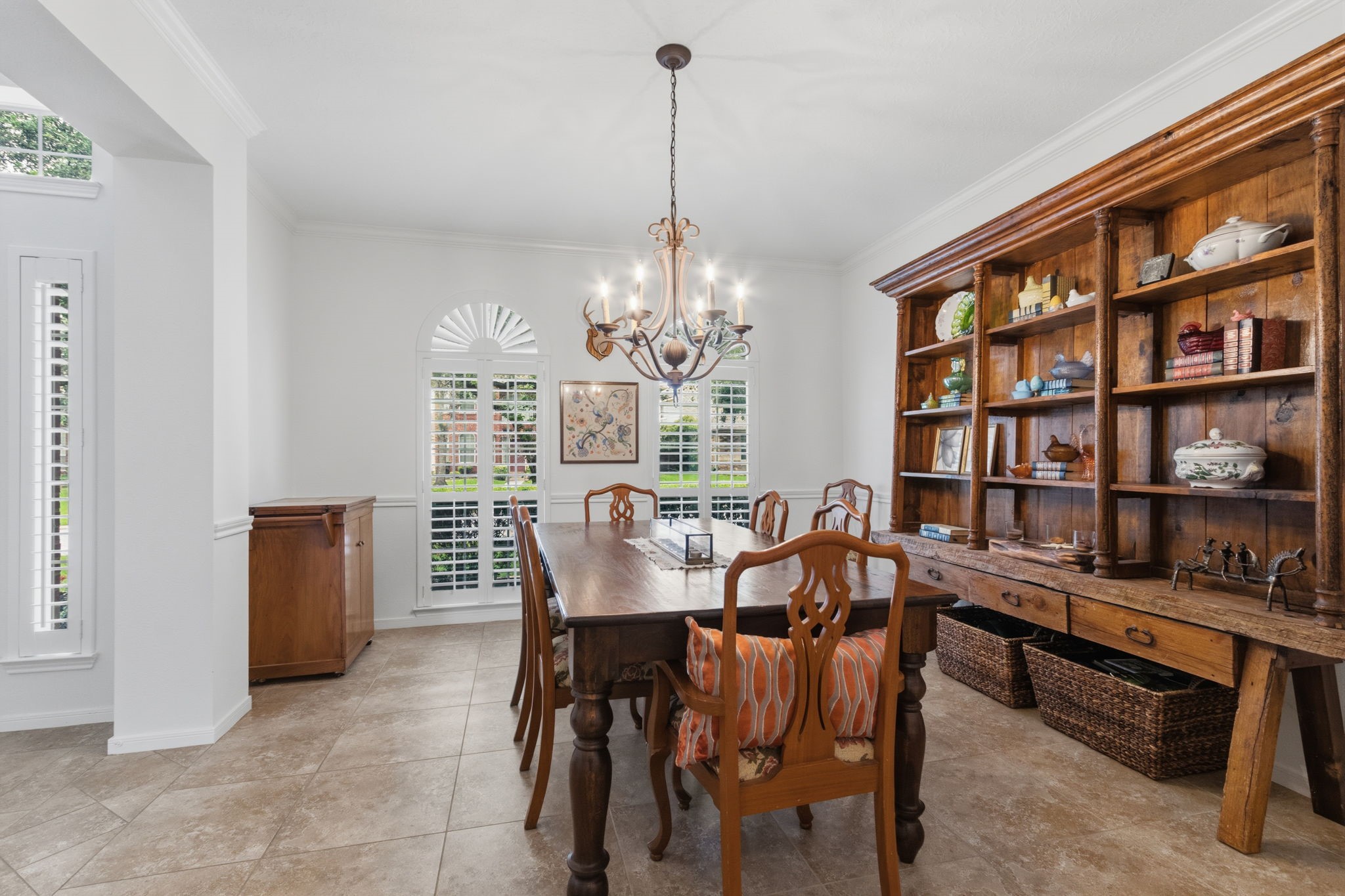 8419 Marchelle Lane Spring, TX 77379 - Photo 17 of 42 a view of a dining room with furniture window and wooden floor