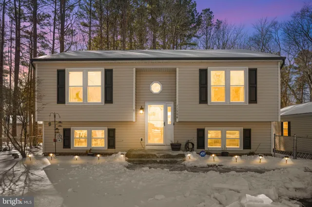 a view of a house with a street