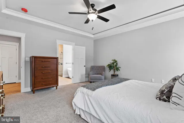 a view of a livingroom with wooden floor