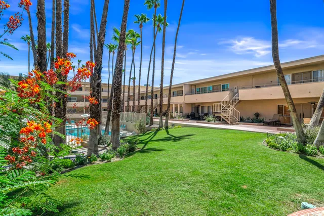 a view of a city from a balcony