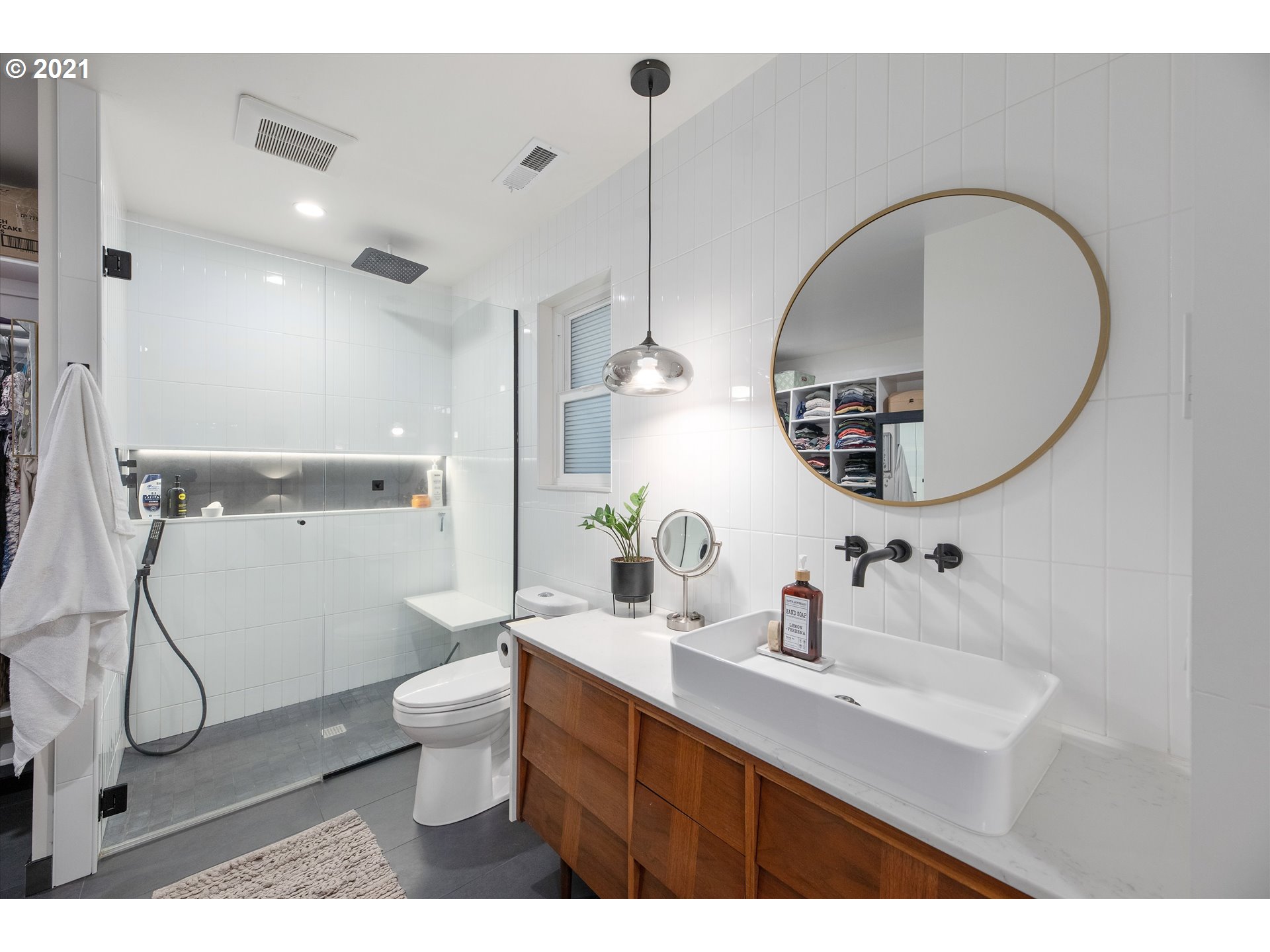 13450 Southeast Richey Road Boring, OR 97009 - Photo 24 of 32 a bathroom with a sink mirror vanity and toilet