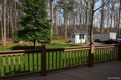 2411 Castle Hill Road Midlothian, VA 23113 - Photo 4 of 19 Rear Deck overlooking back yard