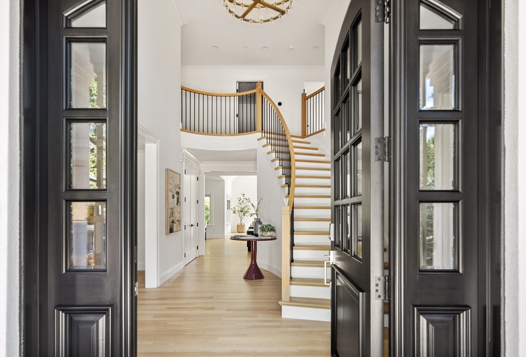 78 Pheasant Landing Road Needham, MA 02492 - Photo 5 of 35 a view of entryway and hall with wooden floor