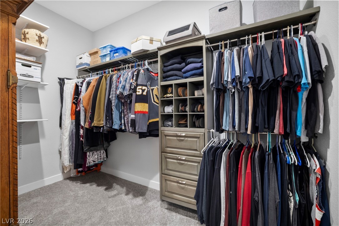 432 North Racetrack Road Henderson, NV 89015 - Photo 23 of 45 Walk in closet featuring light carpet