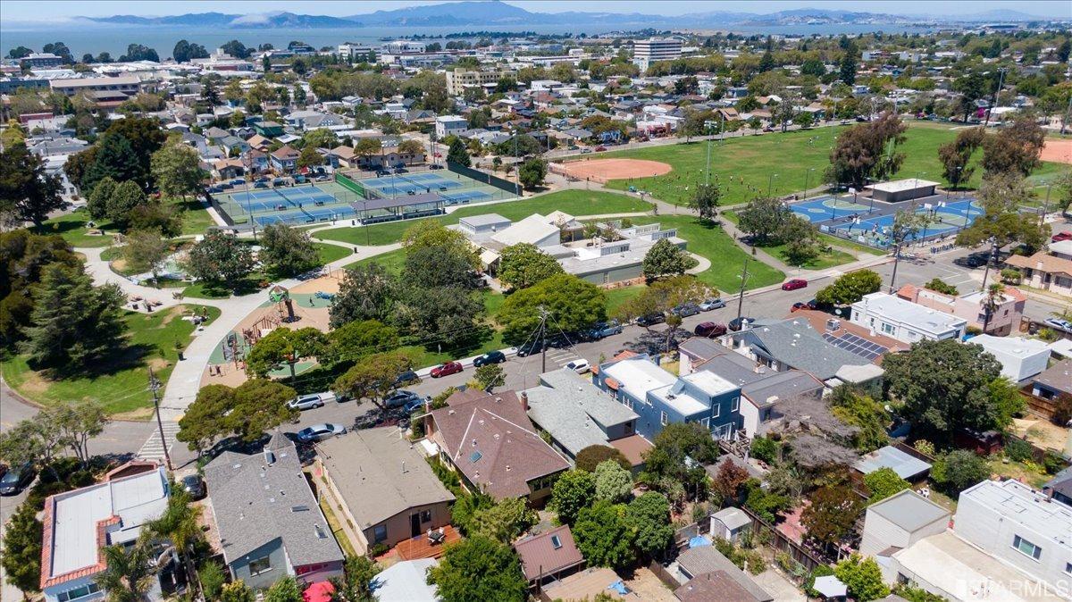 2823 Park Street Berkeley, CA 94702 - Photo 14 of 16 an aerial view of residential houses with outdoor space