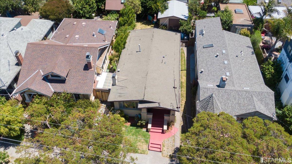 2823 Park Street Berkeley, CA 94702 - Photo 15 of 16 an aerial view of multiple houses with outdoor space