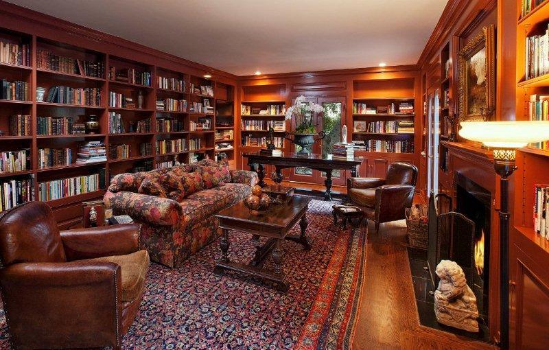 810 Lilac Drive Montecito, CA 93108 - Photo 4 of 14 a reading room with furniture and book shelf