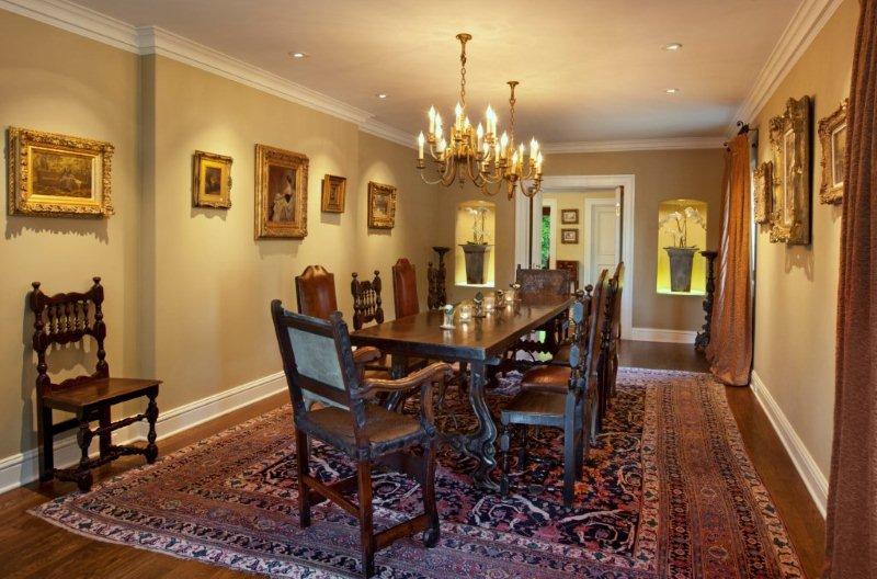 810 Lilac Drive Montecito, CA 93108 - Photo 5 of 14 a view of a dining room with furniture and chandelier