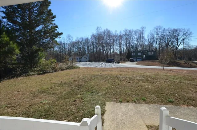 a view of outdoor space and yard