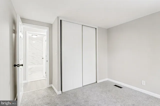 a view of an empty room