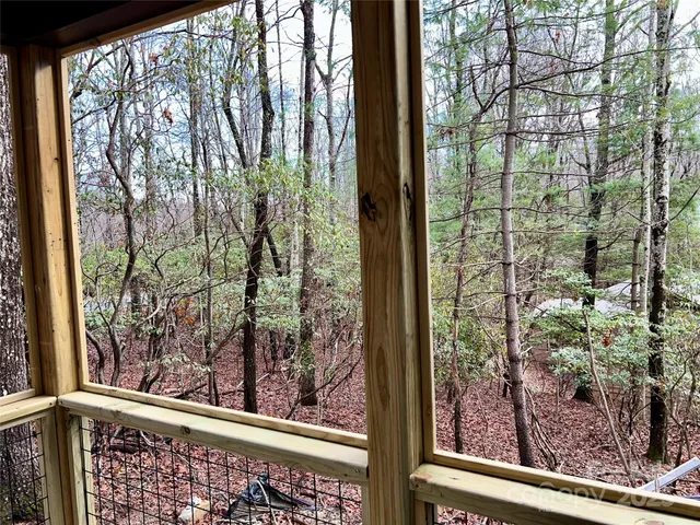 a view of a from a window