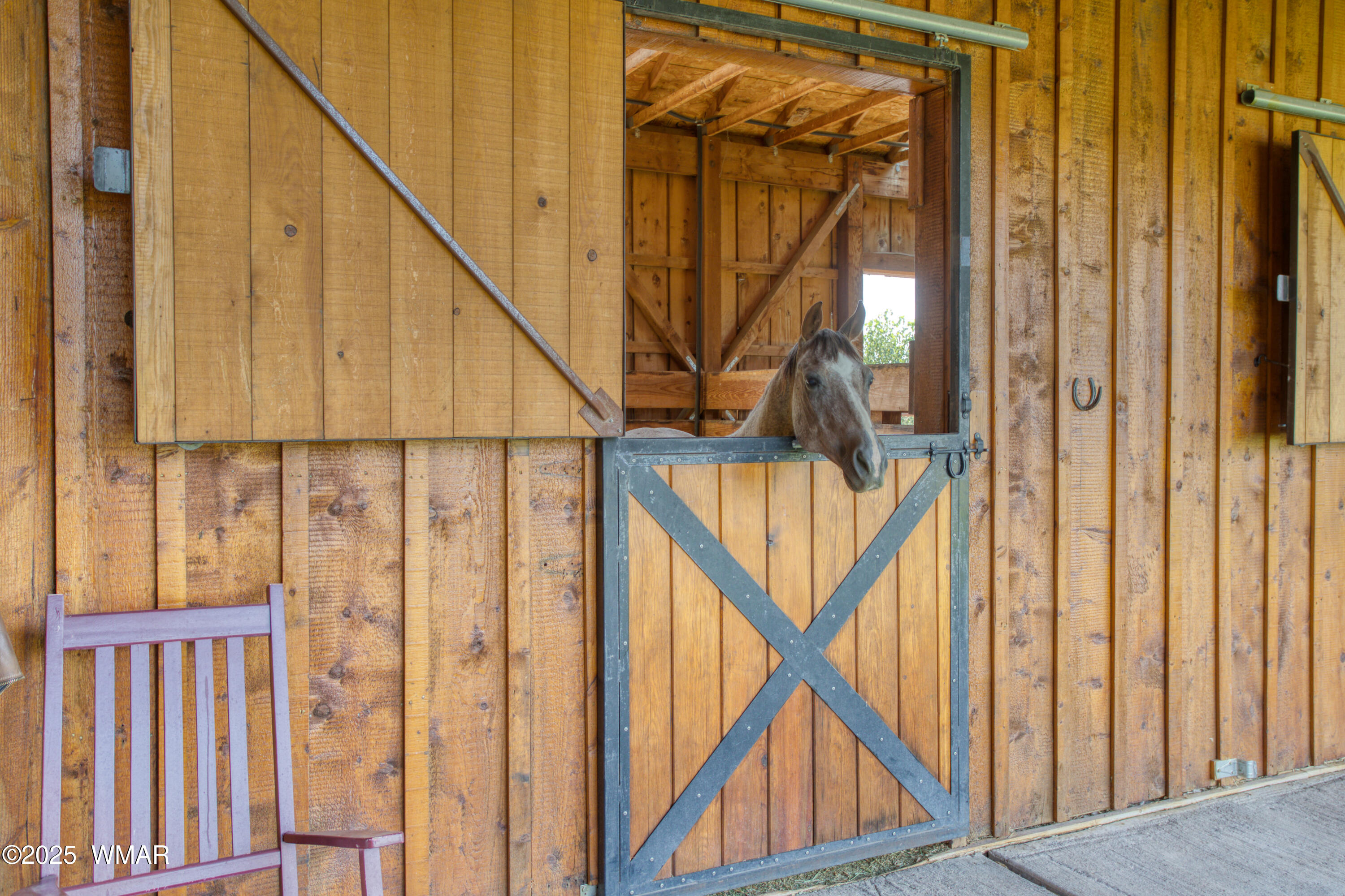 422 B Sponseller Siding Road Pinetop, AZ 85935 - Photo 48 of 74 a view of staircase with railing and white walls