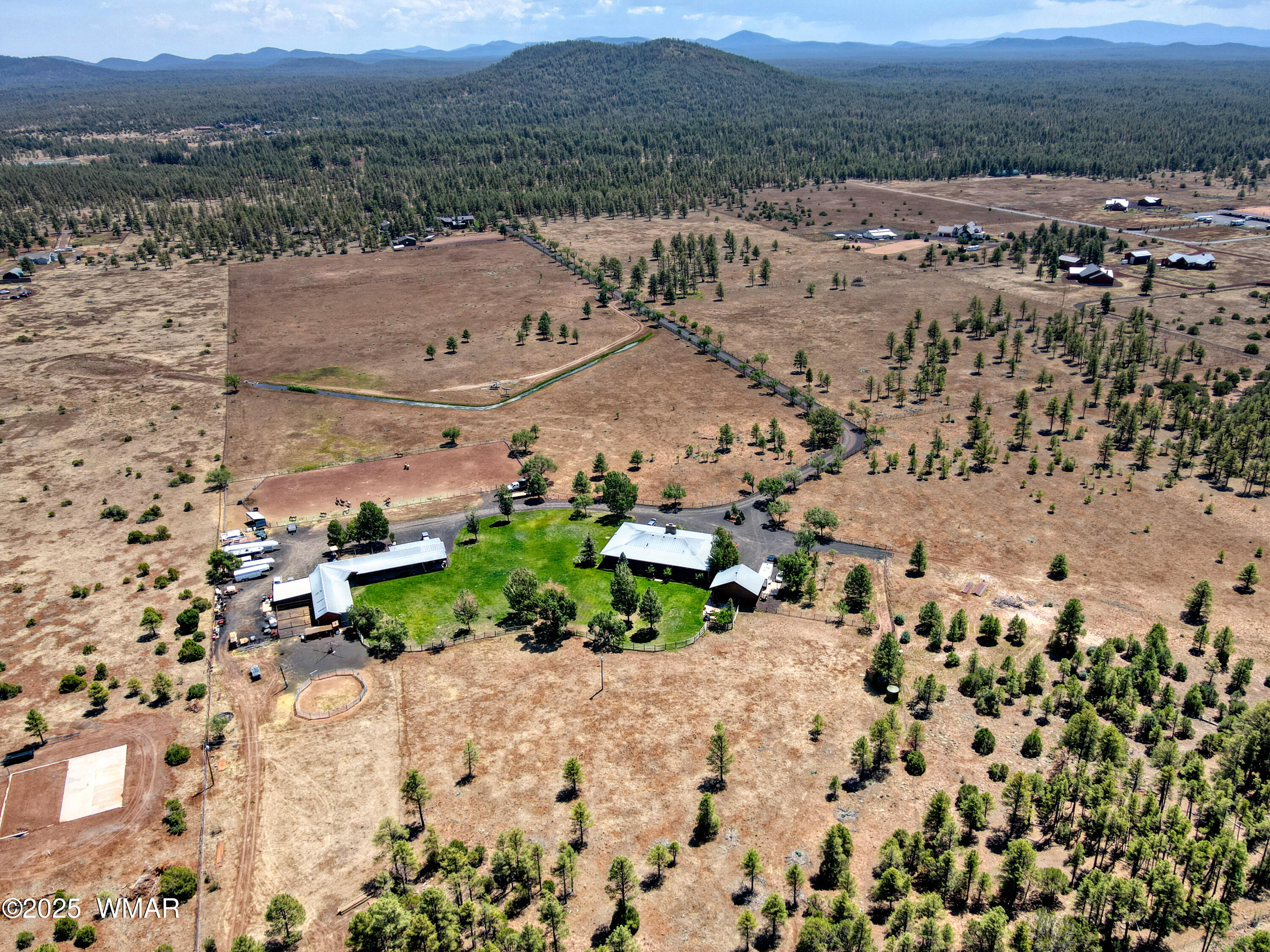422 B Sponseller Siding Road Pinetop, AZ 85935 - Photo 54 of 74 an aerial view of multiple house