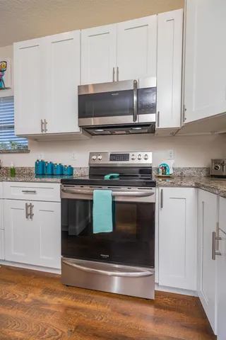 a view of wooden floor