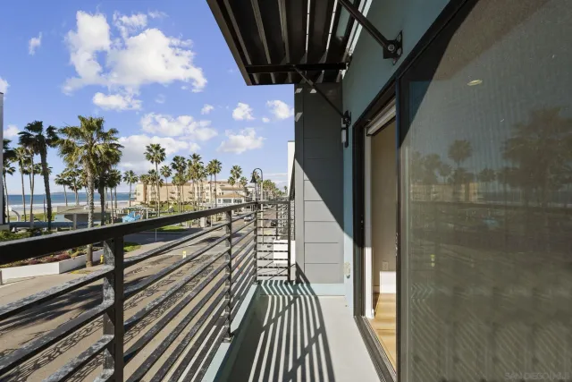 a city view from balcony