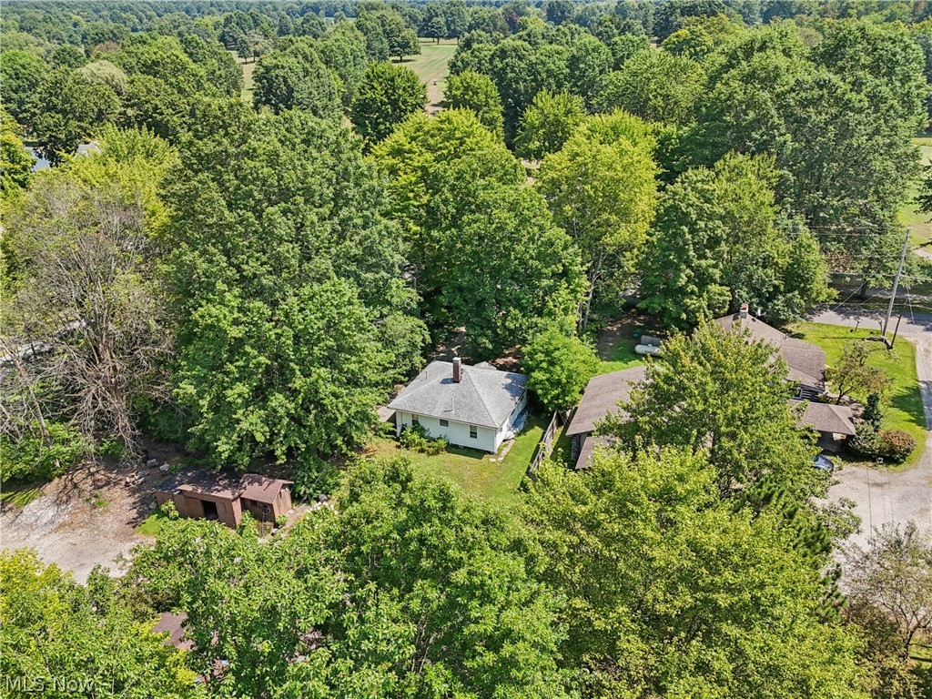 105 Hartzell Road North Benton, OH 44449 - Photo 25 of 33 Aerial view of the back of the property