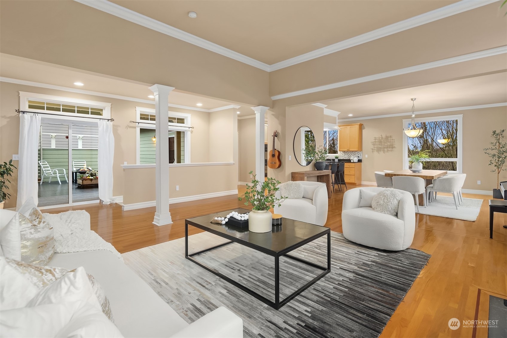 2202 19th Street Anacortes, WA 98221 - Photo 12 of 33 a living room with furniture and wooden floor