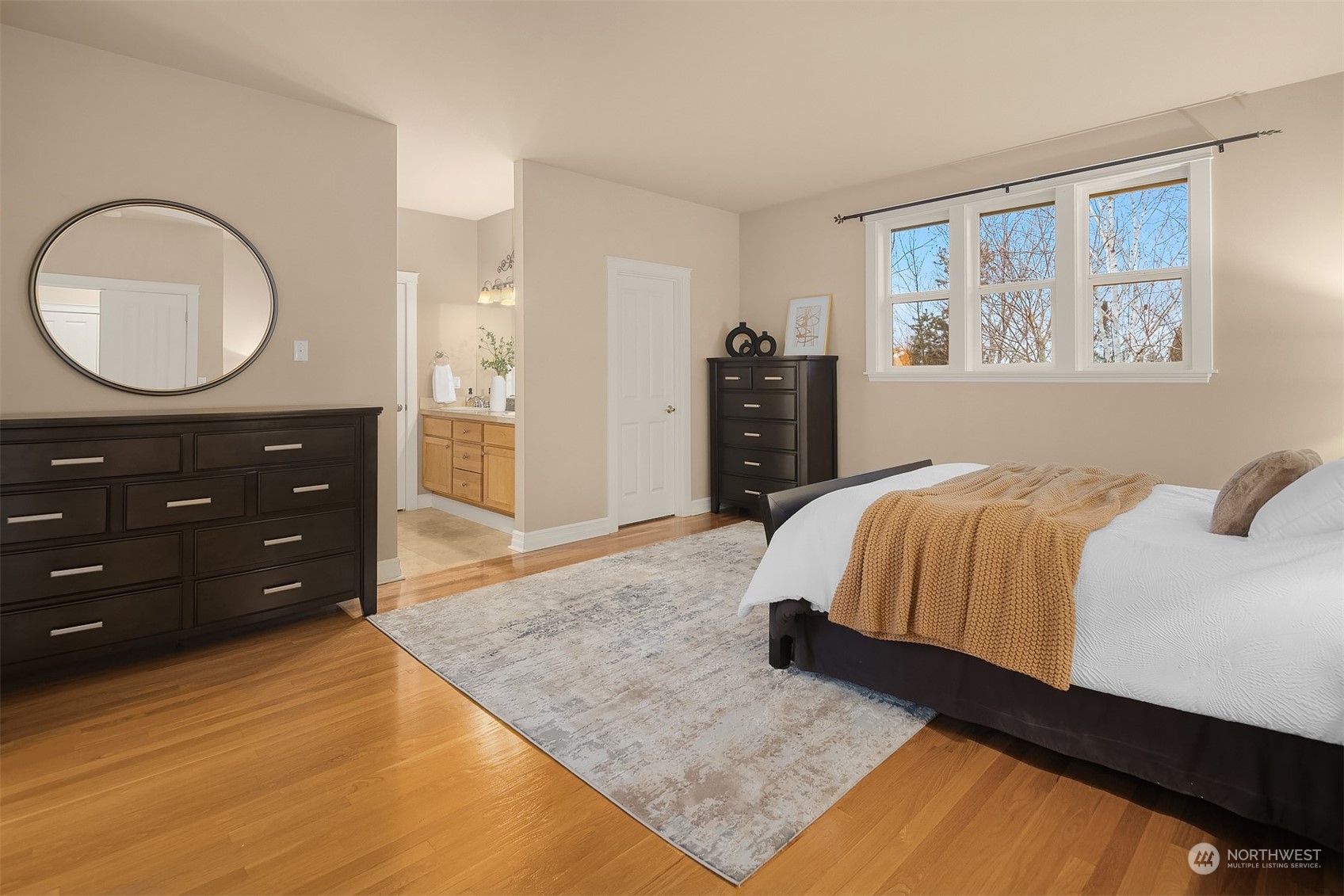 2202 19th Street Anacortes, WA 98221 - Photo 20 of 33 a bedroom with a bed and a dresser