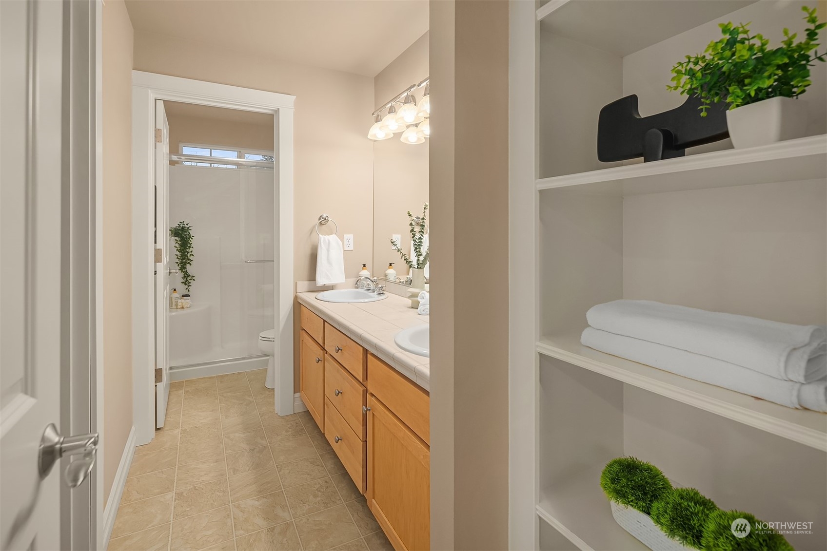 2202 19th Street Anacortes, WA 98221 - Photo 26 of 33 a bathroom with a sink a toilet and shower