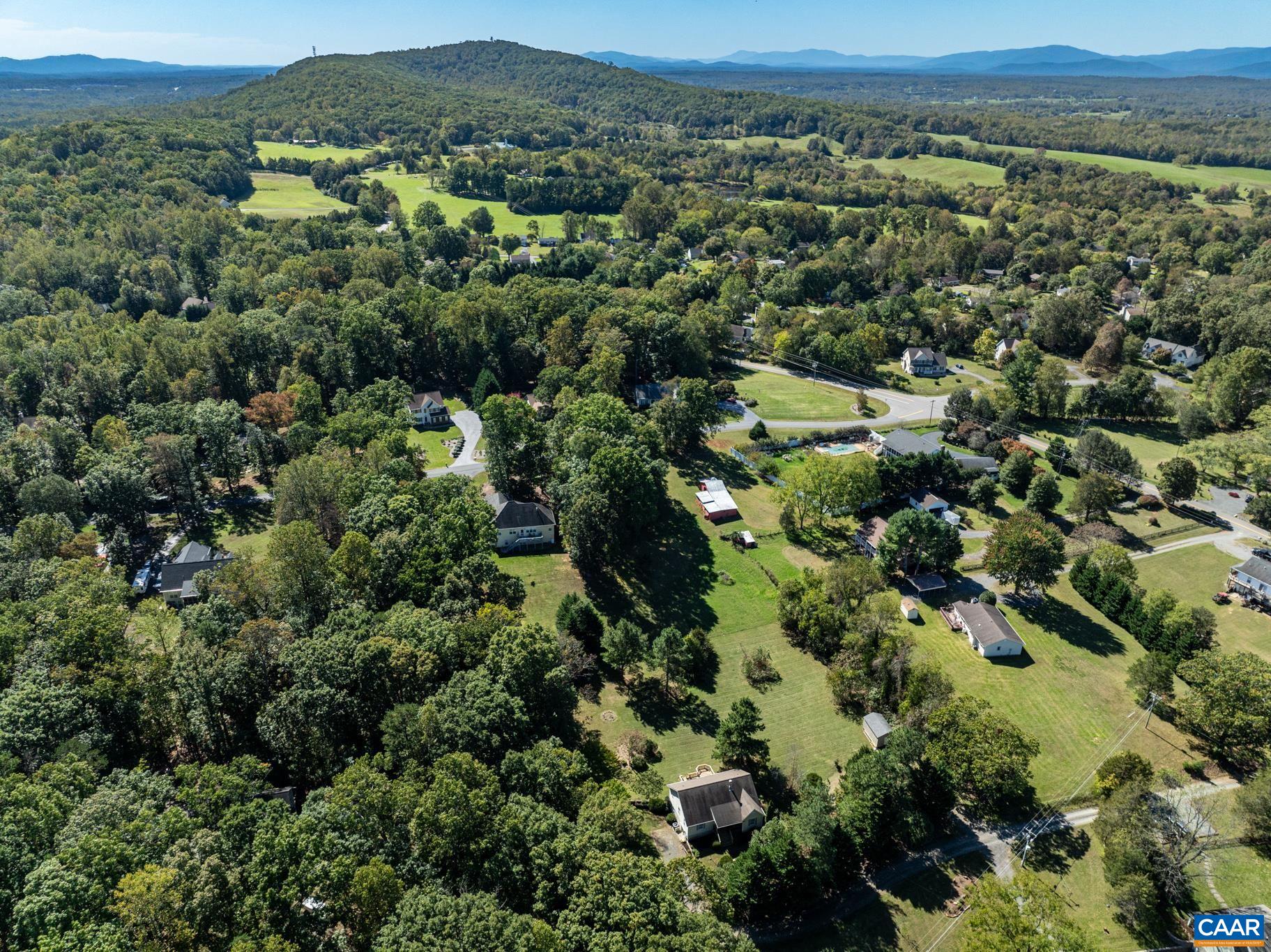 124 Fox Ridge Lane Ruckersville, VA 22968 - Photo 43 of 52 an aerial view of a forest with houses