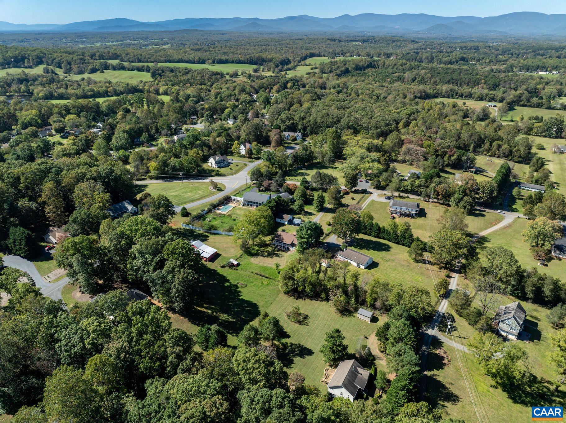 124 Fox Ridge Lane Ruckersville, VA 22968 - Photo 44 of 52 an aerial view of a house with a yard