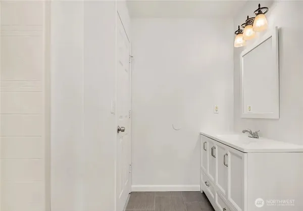 a view of a bathroom with a sink
