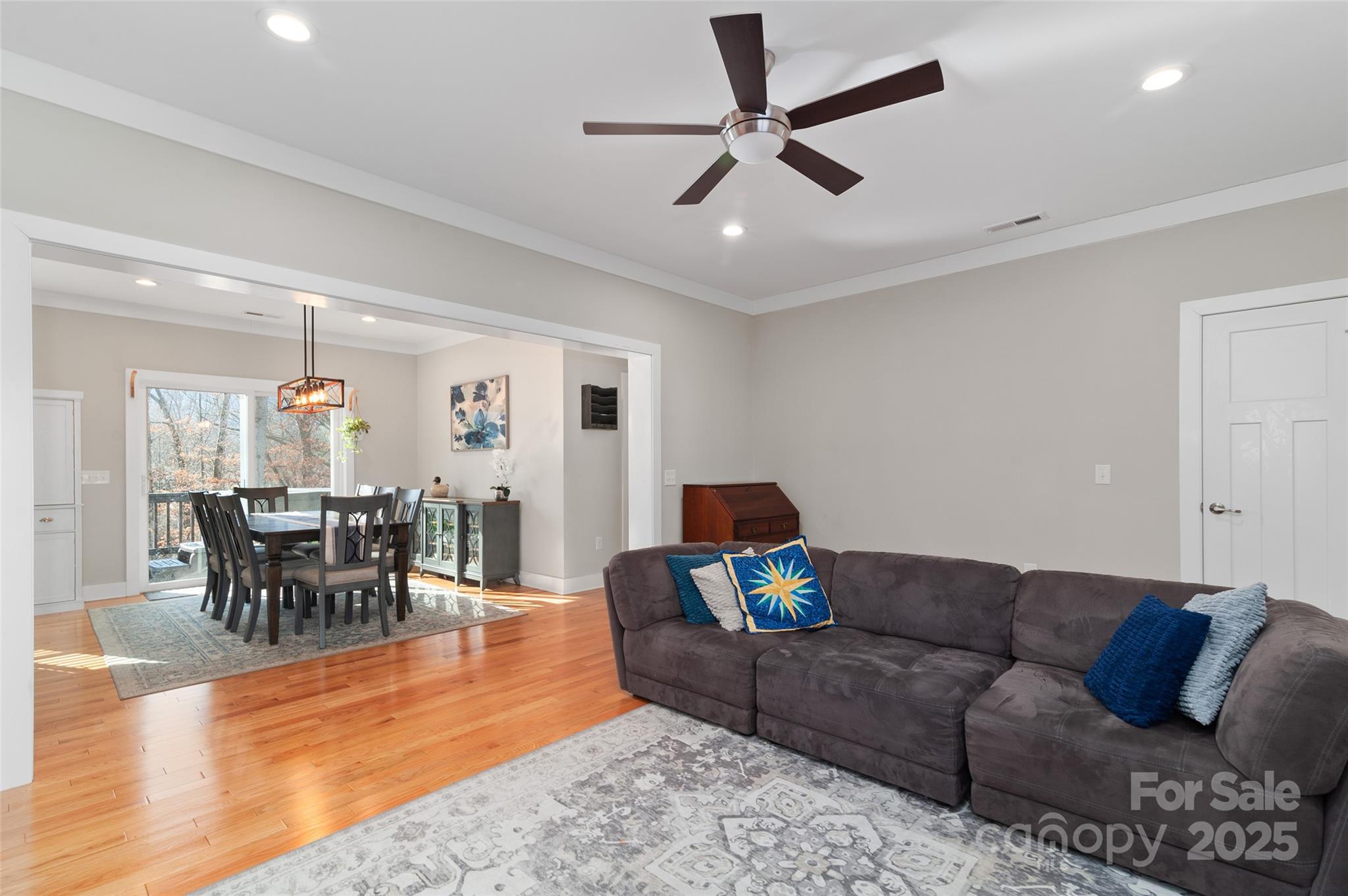 349 Ridge View Drive Clyde, NC 28721 - Photo 9 of 27 a living room with furniture and wooden floor