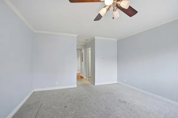 a view of an empty room