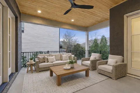 a close view of closet