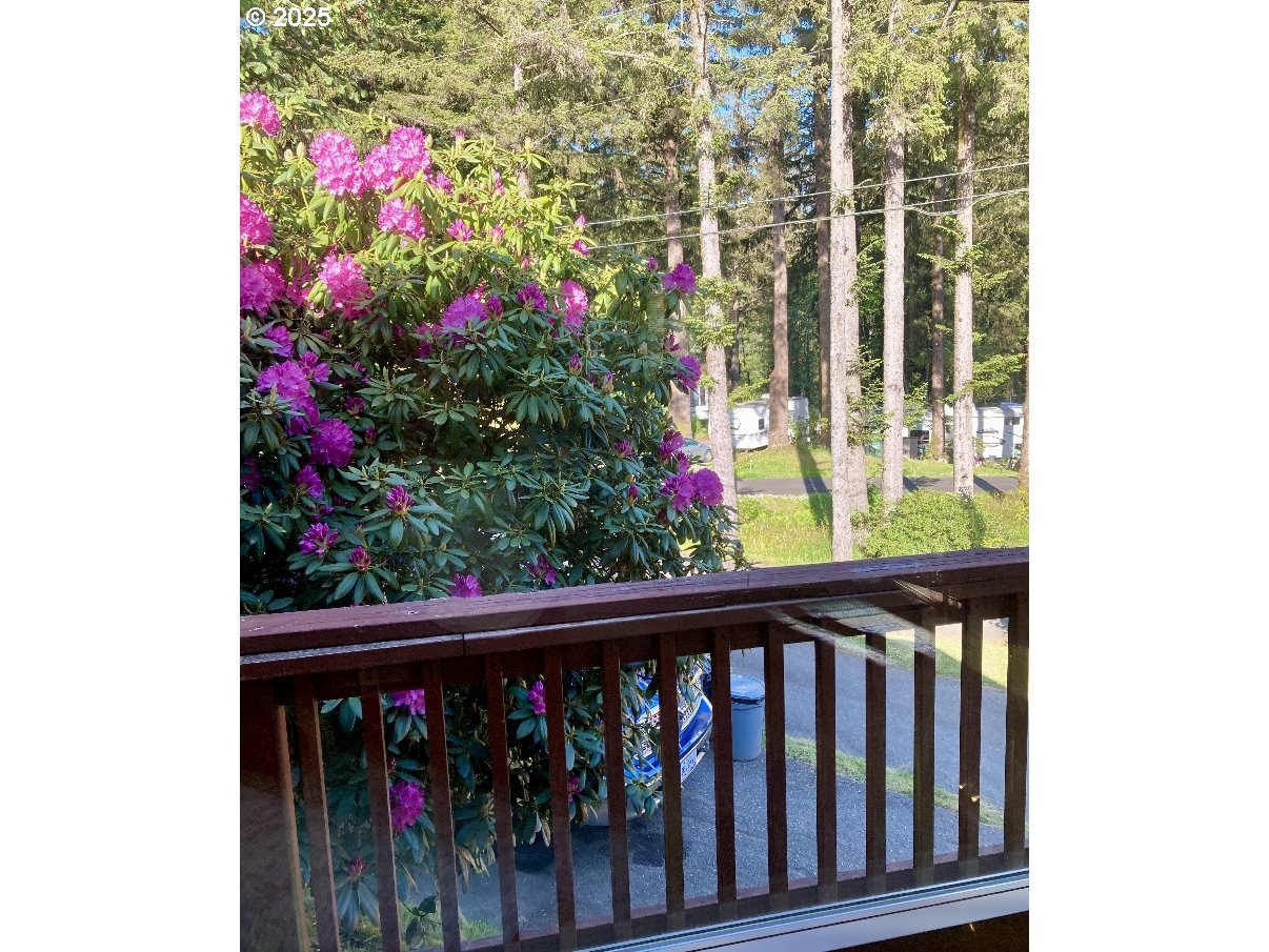 19921 Whaleshead Road, Unit B2 Brookings, OR 97415 - Photo 31 of 41 a view of a balcony with flowers