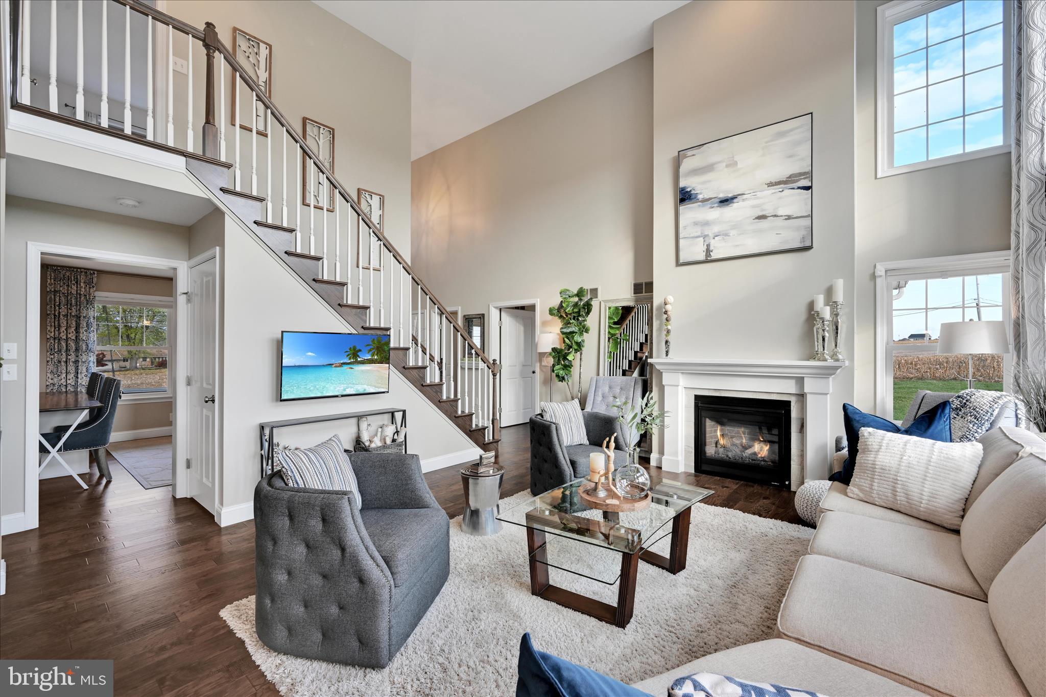 495 South Mill Street Lebanon, PA 17042 - Photo 8 of 54 a living room with furniture and a fireplace