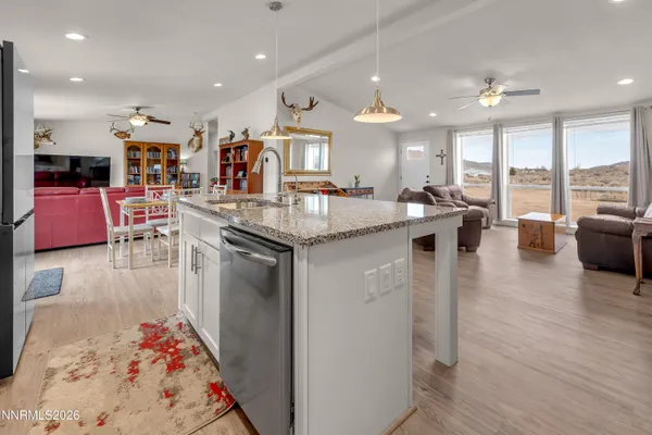 a view of a room with storage