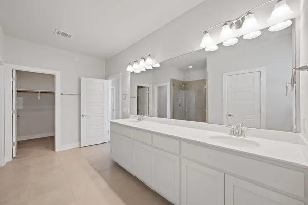 a view of small space with racks on the wall
