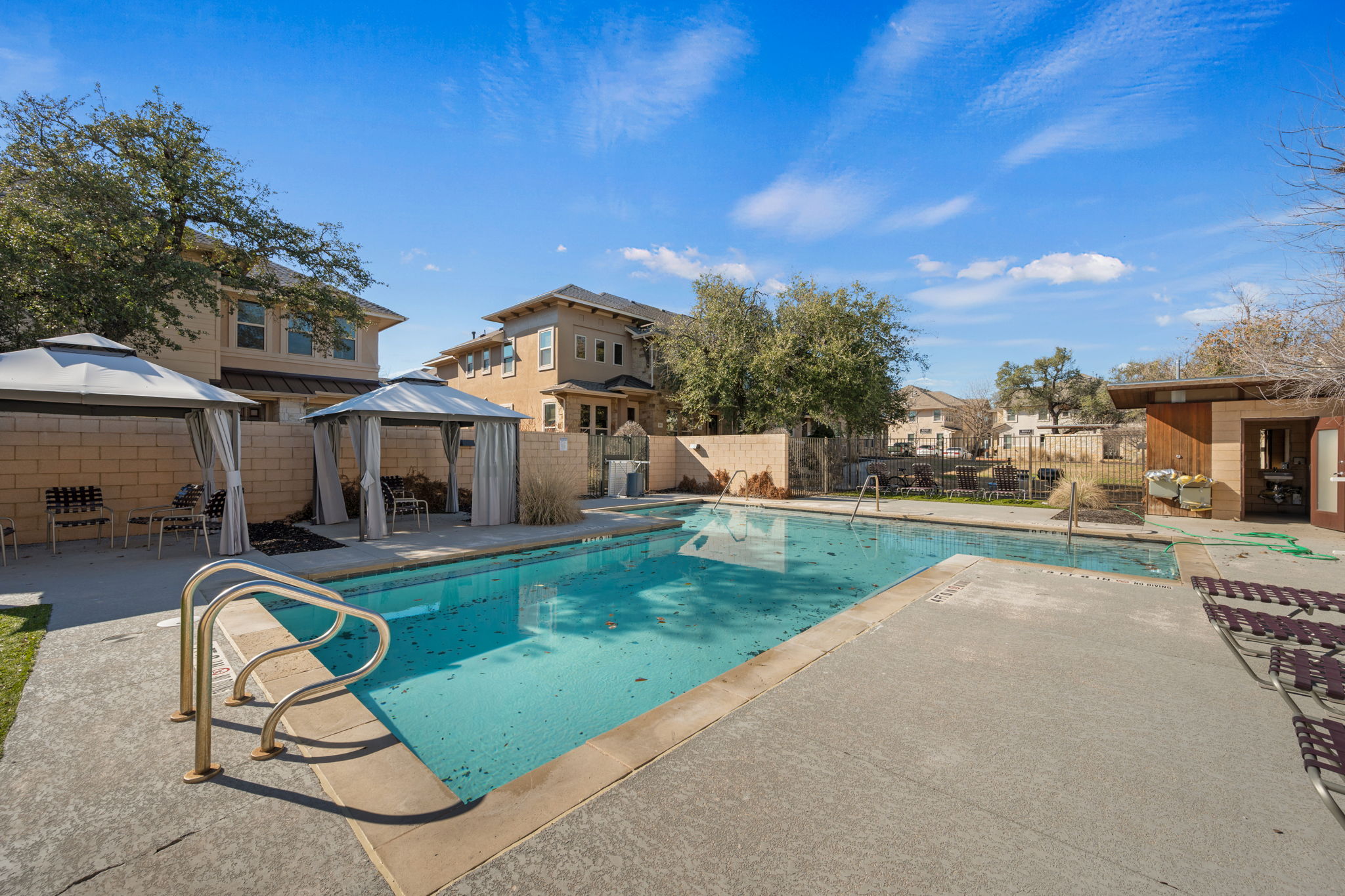 13800 Lyndhurst Street, Unit 326 Austin, TX 78717 - Photo 39 of 39 a view of a house with backyard porch and sitting area