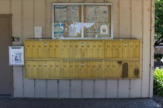 a backyard of a house with lots of green space and fountain