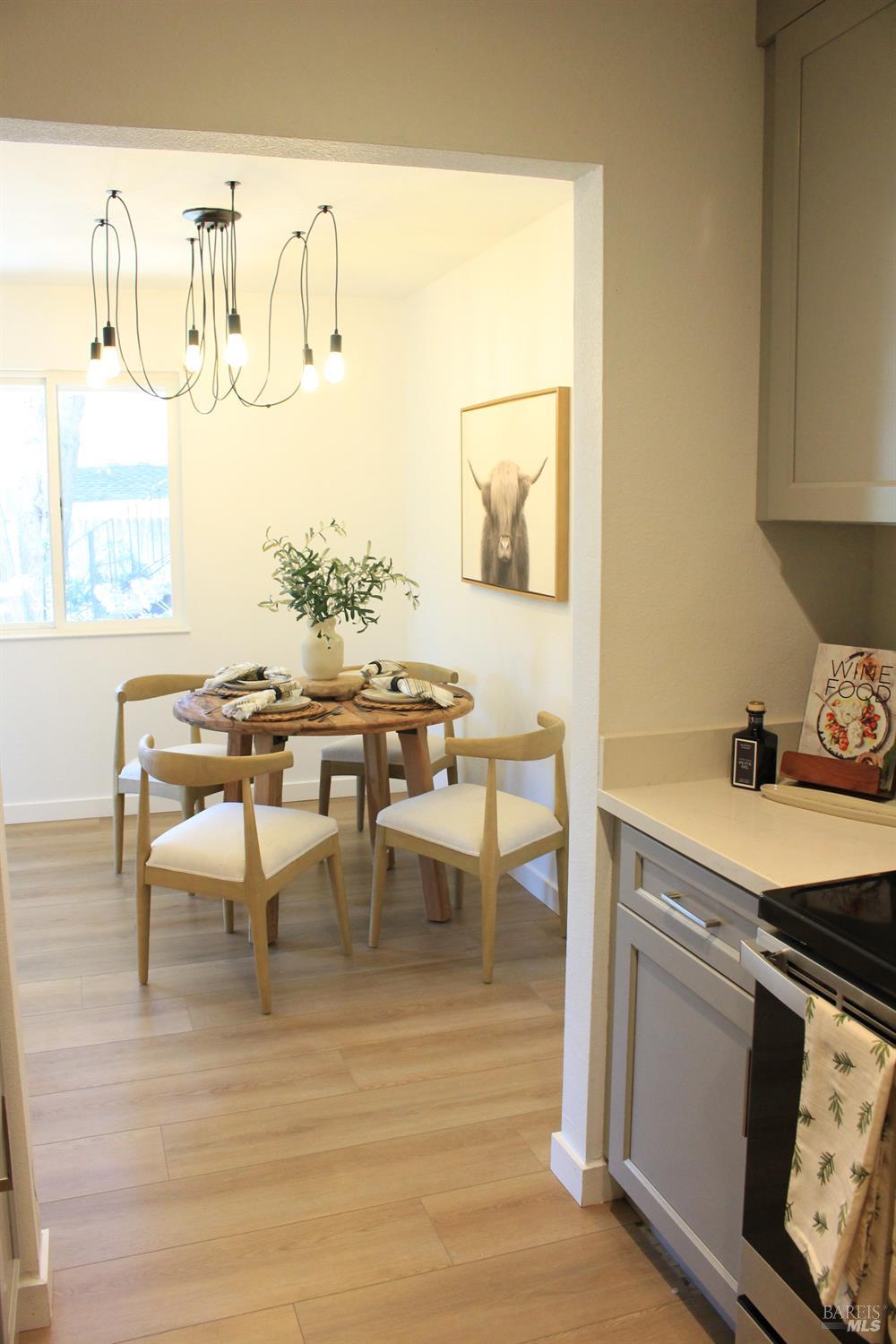 1347 Southwest Boulevard, Unit F Rohnert Park, CA 94928 - Photo 5 of 22 a view of kitchen with breakfast area
