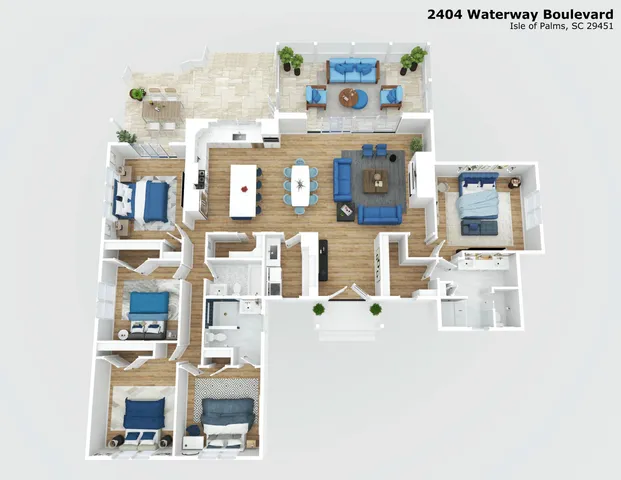 $9,000 | 2404 Waterway Boulevard, Isle of Palms, SC 29451