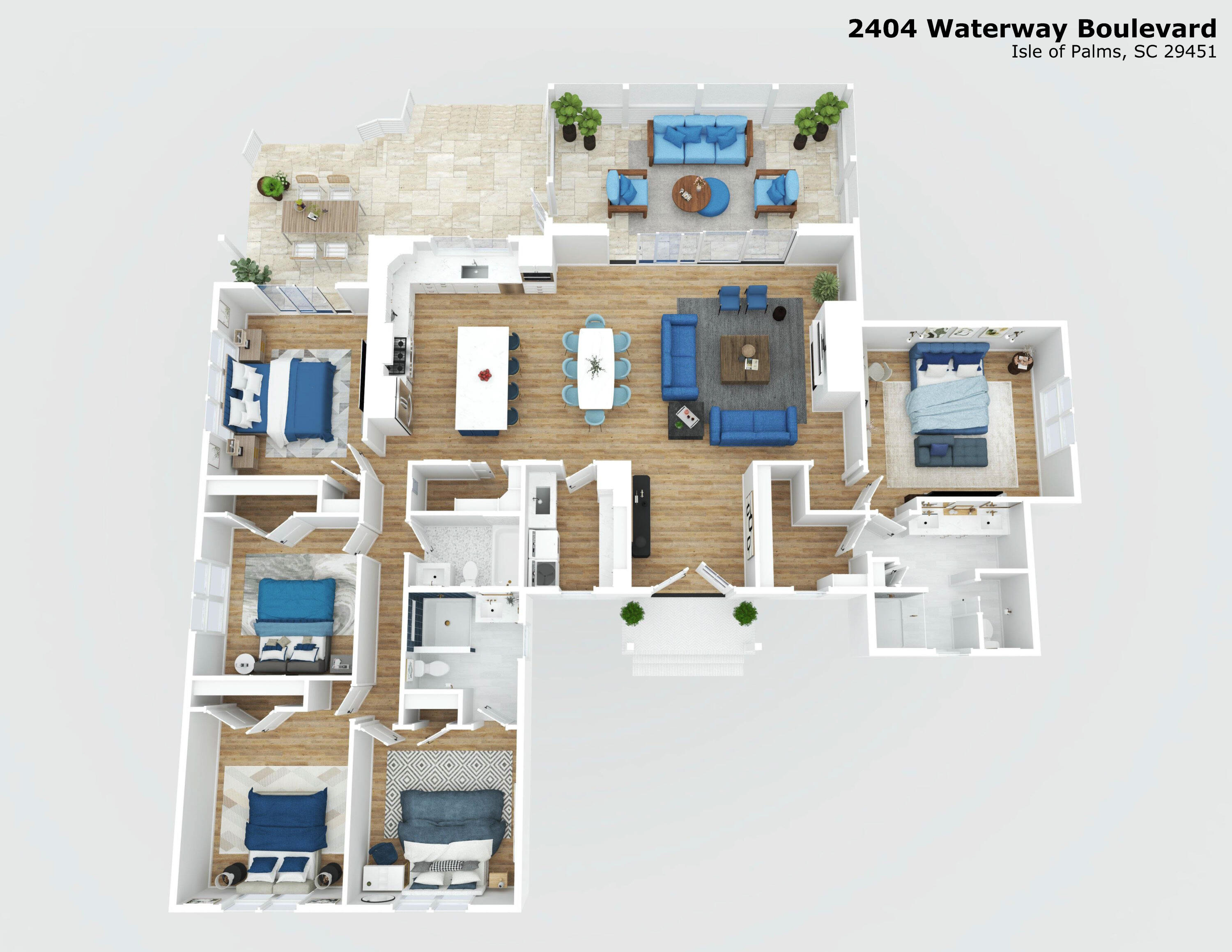 2404 Waterway Boulevard Isle of Palms, SC 29451 - Photo 11 of 11 floorplan_3D