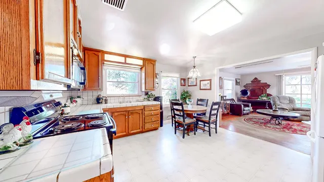 a very nice looking room with a large window