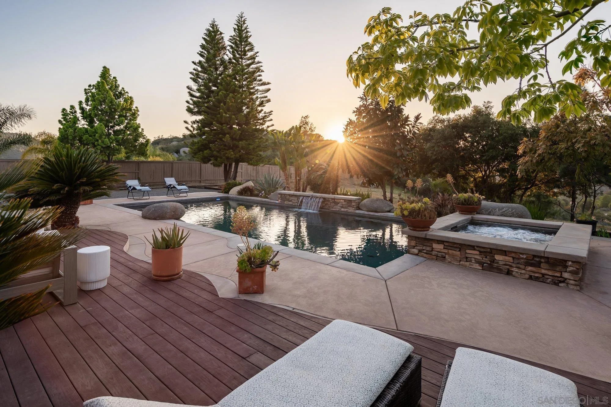 424 Sky Mesa Road Alpine, CA 91901 - Photo 51 of 75 a view of a patio with couple of chairs and a fire pit