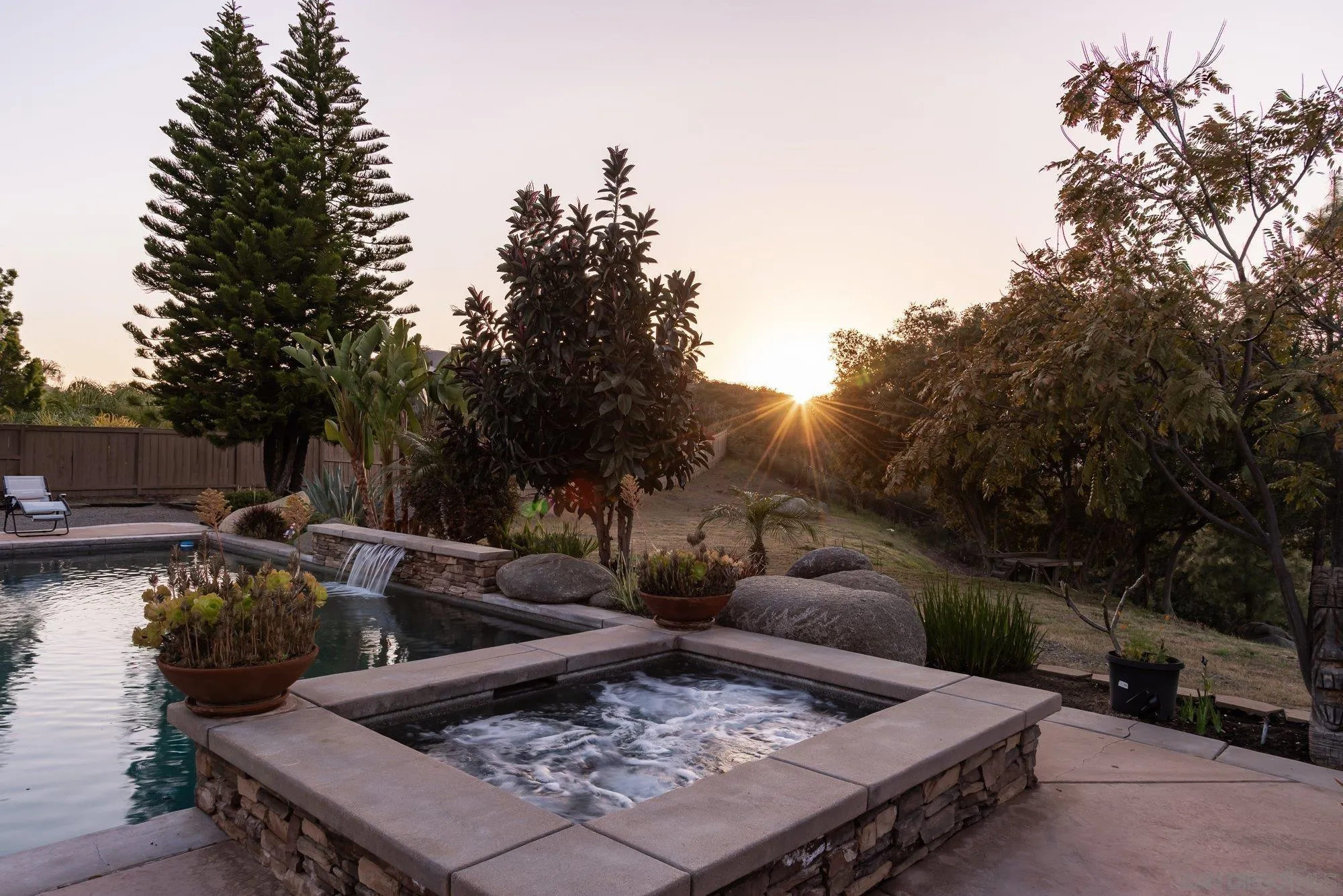 424 Sky Mesa Road Alpine, CA 91901 - Photo 52 of 75 a view of a backyard with sitting area and furniture
