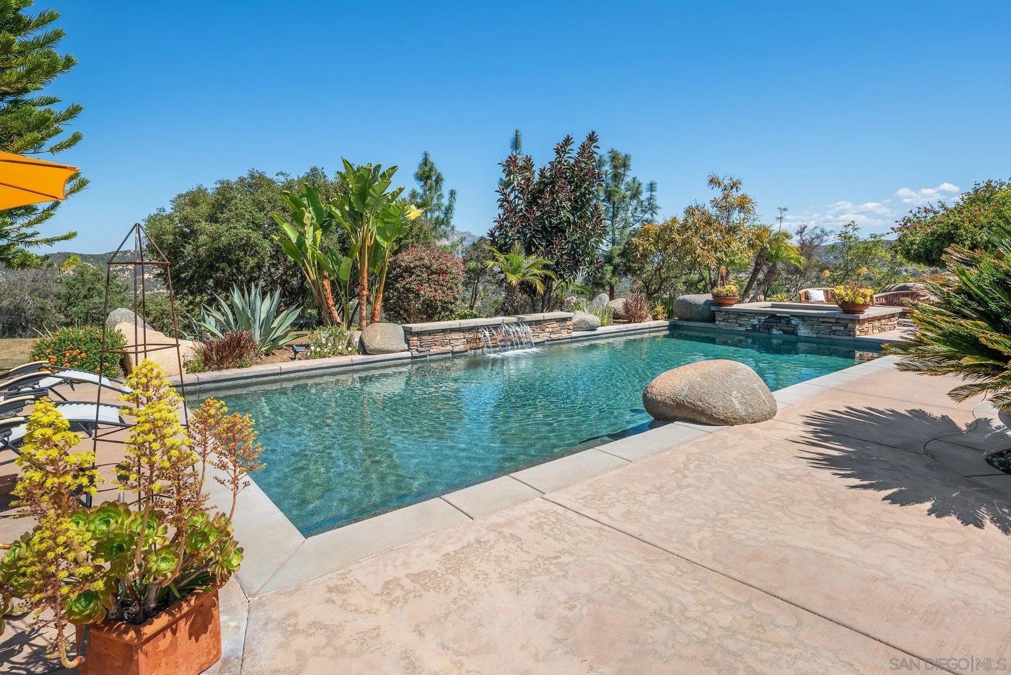 424 Sky Mesa Road Alpine, CA 91901 - Photo 63 of 75 a view of a backyard of the house