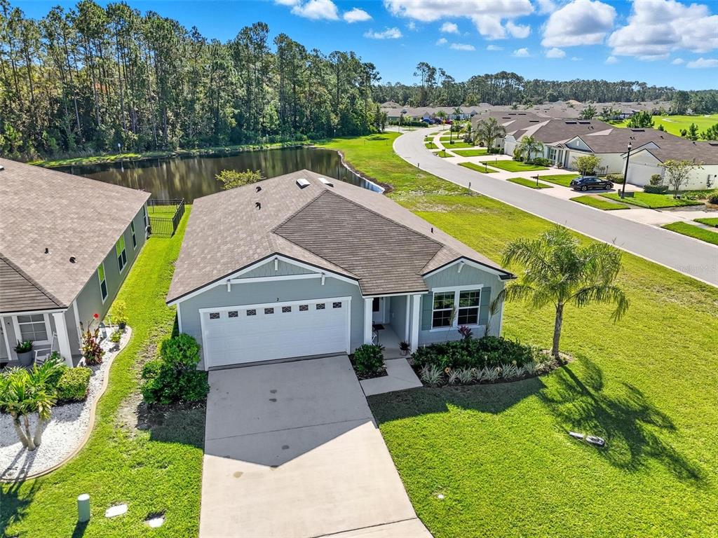 2 Pinnacle Place Bunnell, FL 32110 - Photo 3 of 83 a aerial view of a house with a garden and plants